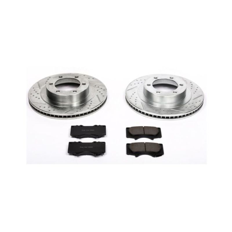 Power Stop 03-09 Lexus GX470 Front Z23 Evolution Sport Brake Kit-Brake Kits - Performance D&S-Grocery Getter Performance