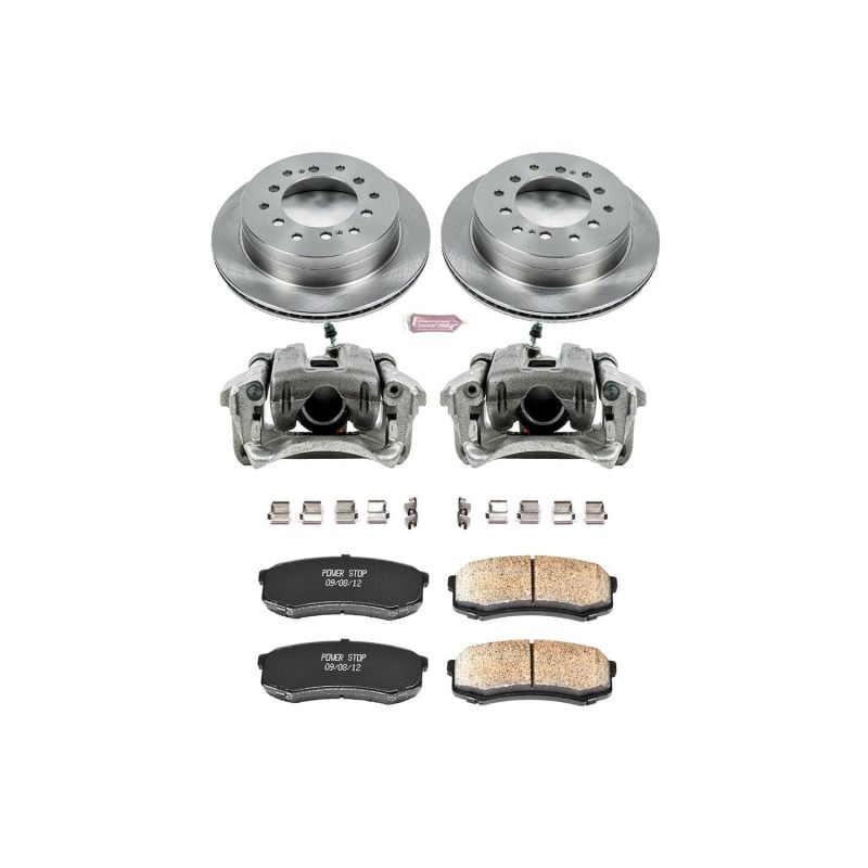 Power Stop 03-09 Lexus GX470 Rear Autospecialty Brake Kit w/Calipers-Brake Kits - OE-Grocery Getter Performance