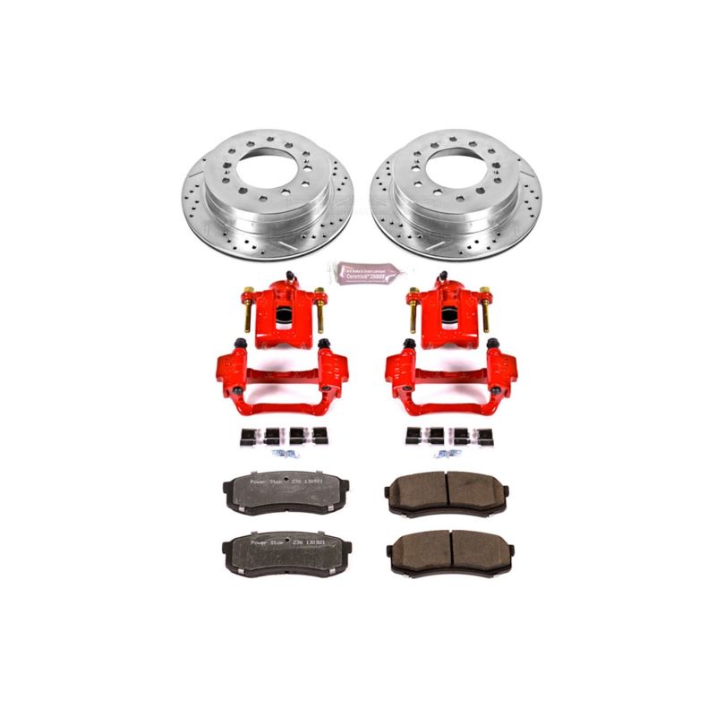 Power Stop 03-09 Lexus GX470 Rear Z36 Truck & Tow Brake Kit w/Calipers-Brake Kits - Performance D&S-Grocery Getter Performance