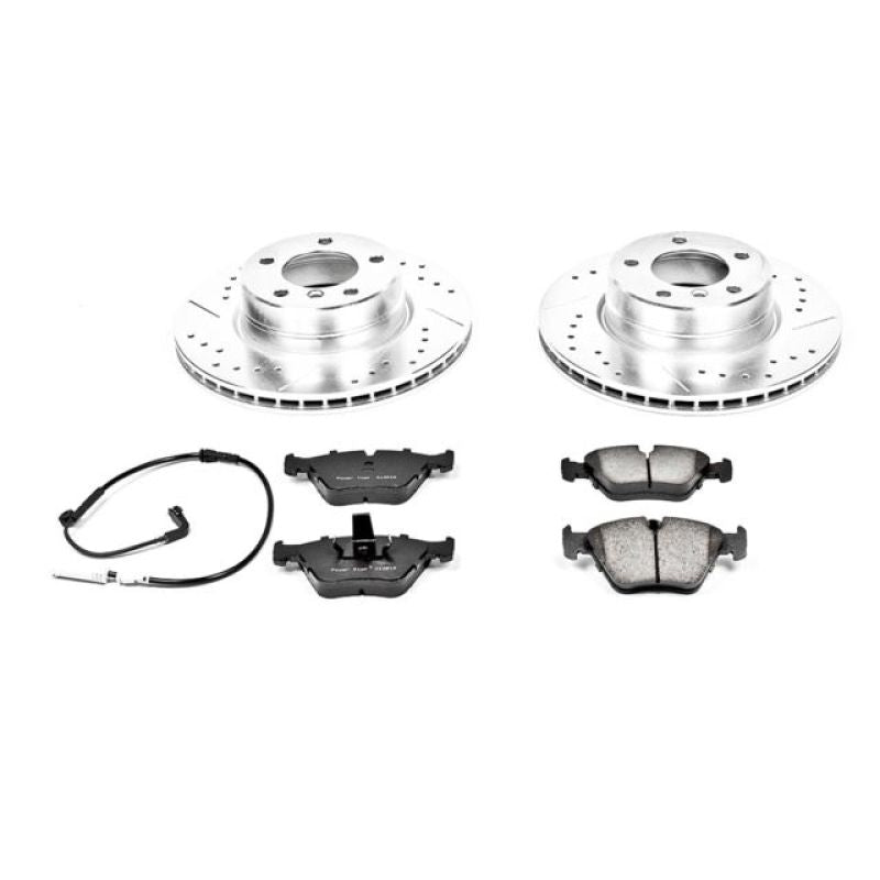 Power Stop 04-05 BMW 525i Front Z23 Evolution Sport Brake Kit-Brake Kits - Performance D&S-Grocery Getter Performance