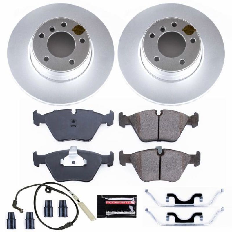 Power Stop 04-05 BMW 525i Front Z23 Evolution Sport Coated Brake Kit-Brake Kits - Performance D&S-Grocery Getter Performance