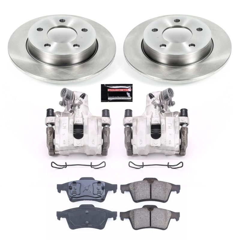 Power Stop 04-05 Mazda 3 Rear Autospecialty Brake Kit w/Calipers-Brake Kits - OE-Grocery Getter Performance
