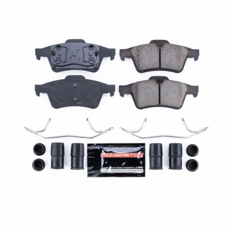 Power Stop 04-05 Mazda 3 Rear Z23 Evolution Sport Brake Pads w/Hardware-Brake Pads - Performance-Grocery Getter Performance