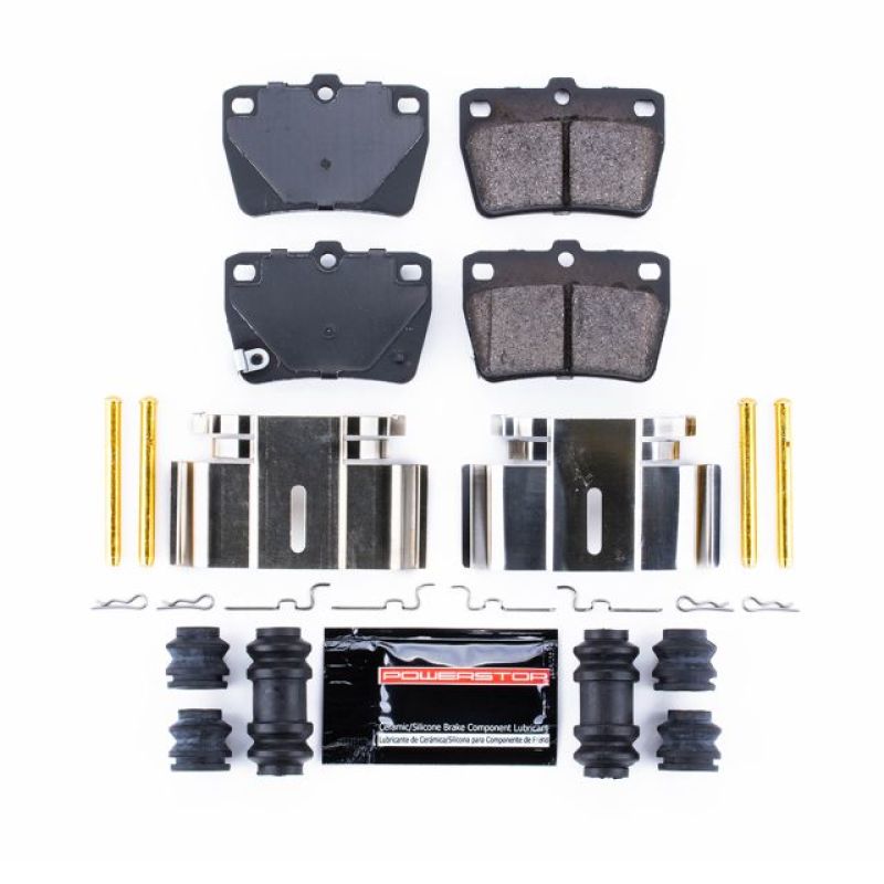 Power Stop 04-05 Toyota RAV4 Rear Z23 Evolution Sport Brake Pads w/Hardware-Brake Pads - Performance-Grocery Getter Performance