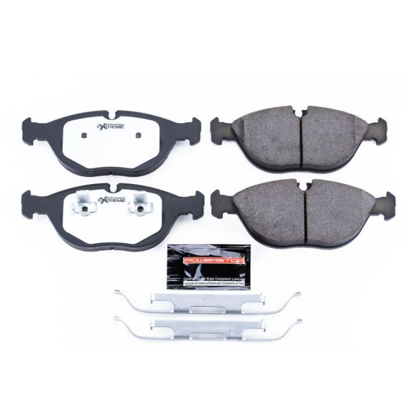 Power Stop 04-06 Audi TT Quattro Front Z26 Extreme Street Brake Pads w/Hardware-Brake Pads - Performance-Grocery Getter Performance