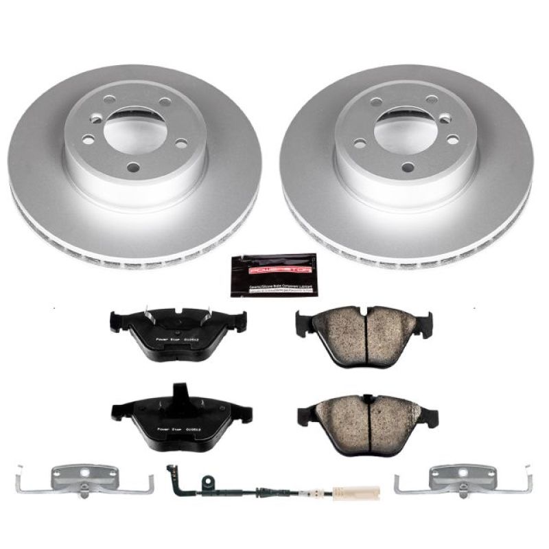 Power Stop 04-06 BMW 525i Front Z23 Evolution Sport Coated Brake Kit-Brake Kits - Performance D&S-Grocery Getter Performance