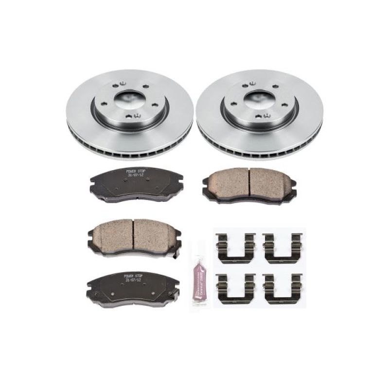 Power Stop 04-06 Hyundai Tiburon Front Autospecialty Brake Kit-Brake Kits - OE-Grocery Getter Performance