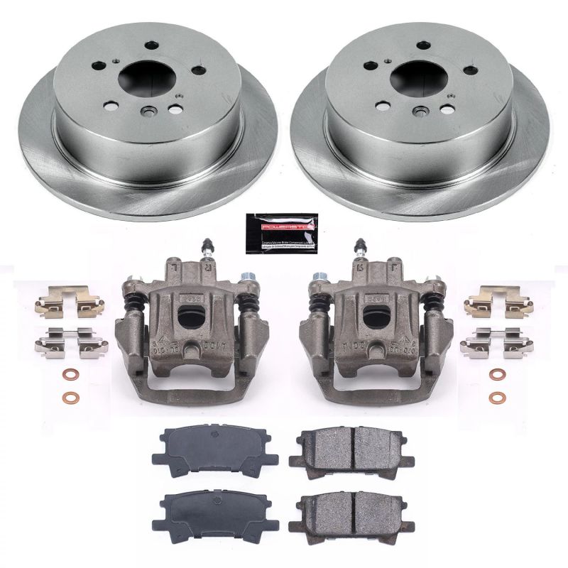 Power Stop 04-06 Lexus RX330 Rear Autospecialty Brake Kit w/Calipers-Brake Kits - OE-Grocery Getter Performance