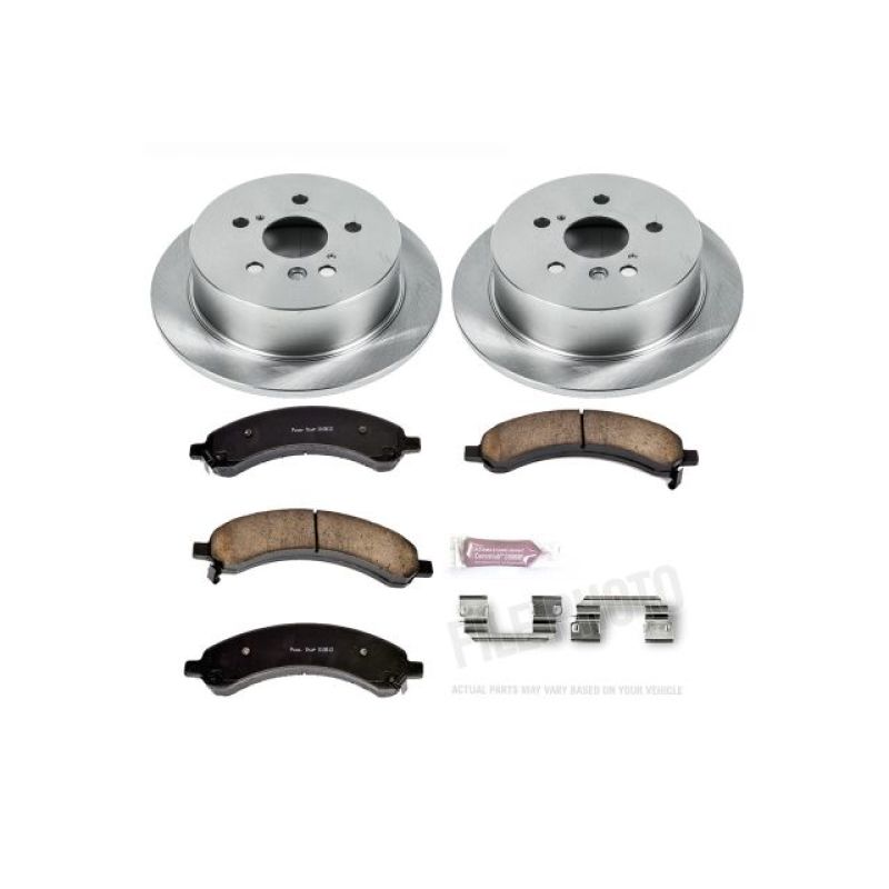 Power Stop 04-06 Lexus RX330 Rear Autospecialty Brake Kit-Brake Kits - OE-Grocery Getter Performance