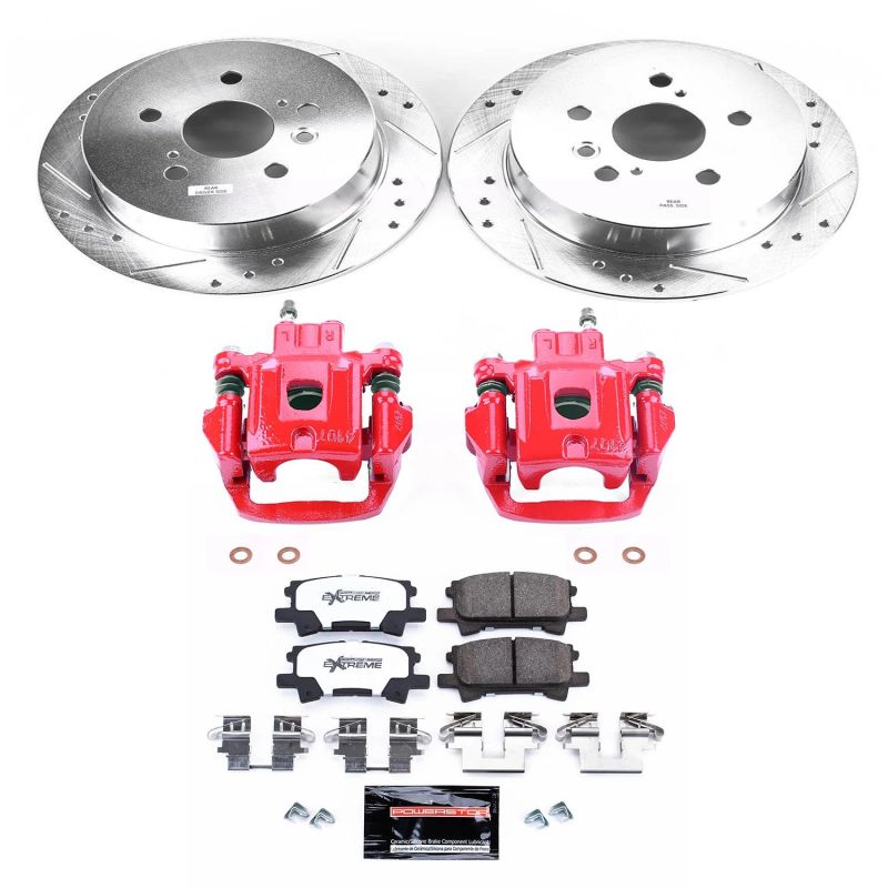 Power Stop 04-06 Lexus RX330 Rear Z36 Truck & Tow Brake Kit w/Calipers-Brake Kits - Performance D&S-Grocery Getter Performance
