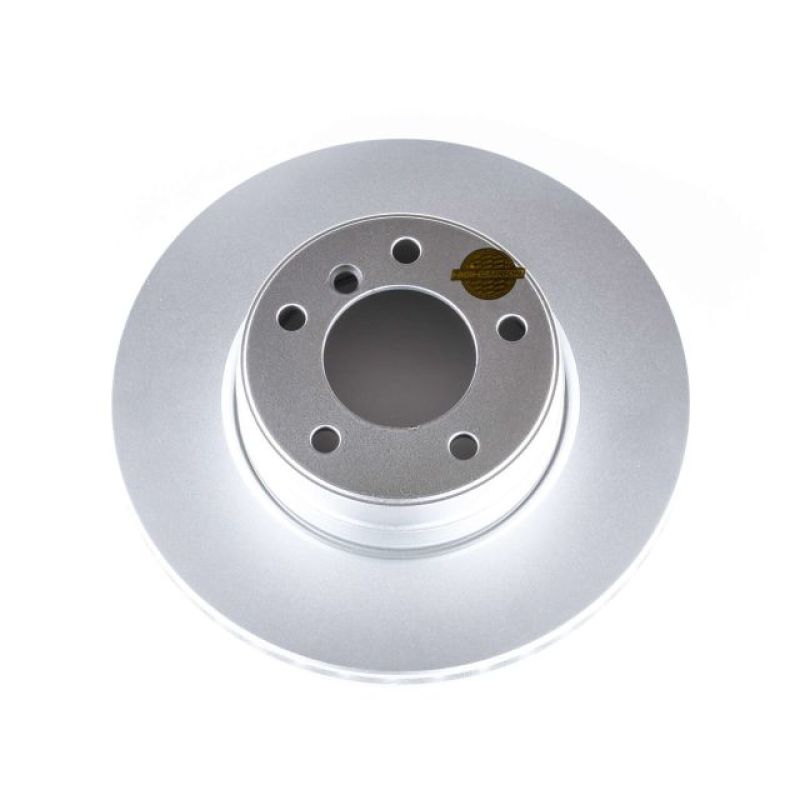 Power Stop 04-07 BMW 525i Front Evolution High Carbon Geomet Coated Rotor-Brake Rotors - OE - Cryo-Grocery Getter Performance