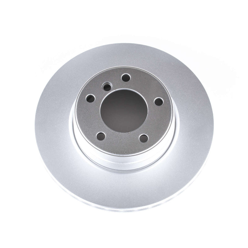 Power Stop 04-07 BMW 525i Front Evolution High Carbon Geomet Coated Rotor-Brake Rotors - OE - Cryo-Grocery Getter Performance