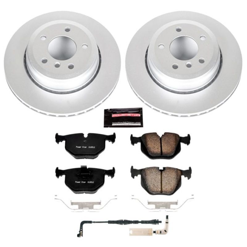 Power Stop 04-07 BMW 525i Rear Z23 Evolution Sport Coated Brake Kit-Brake Kits - Performance D&S-Grocery Getter Performance