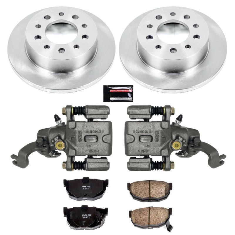 Power Stop 04-08 Hyundai Tiburon Rear Autospecialty Brake Kit w/Calipers-Brake Kits - OE-Grocery Getter Performance