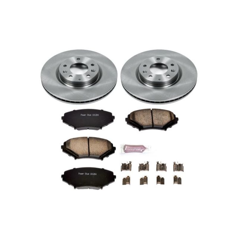 Power Stop 04-08 Mazda RX-8 Front Autospecialty Brake Kit-Brake Kits - OE-Grocery Getter Performance