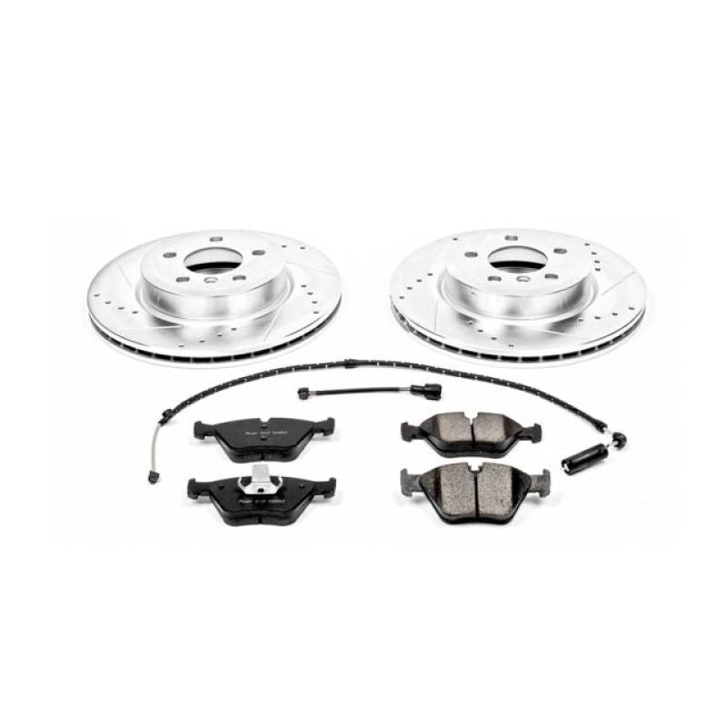 Power Stop 04-10 BMW X3 Front Z23 Evolution Sport Brake Kit-Brake Kits - Performance D&S-Grocery Getter Performance