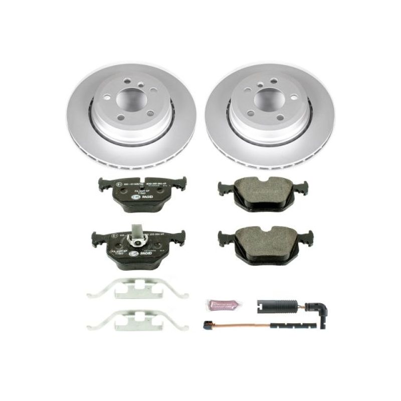 Power Stop 04-10 BMW X3 Rear Euro-Stop Brake Kit-Brake Kits - OE-Grocery Getter Performance