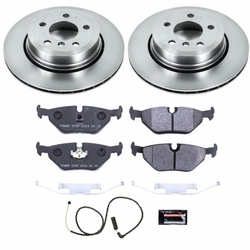 Power Stop 04-10 BMW X3 Rear Track Day Brake Kit-Brake Kits - Performance Blank-Grocery Getter Performance