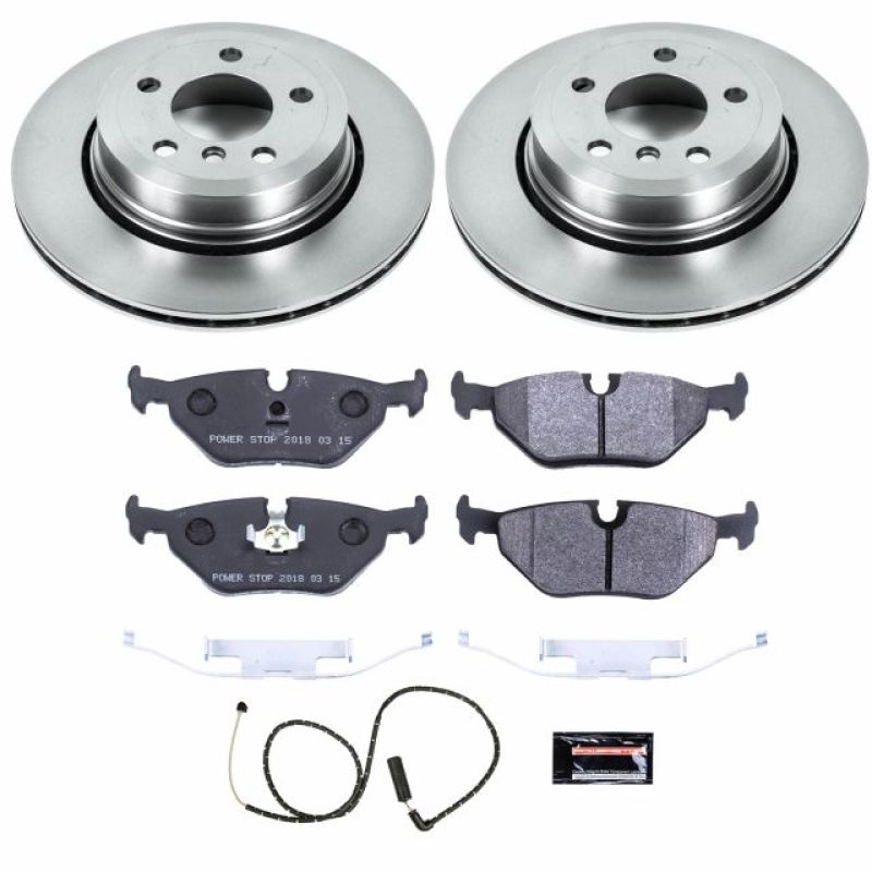 Power Stop 04-10 BMW X3 Rear Track Day SPEC Brake Kit-Brake Kits - Performance Blank-Grocery Getter Performance