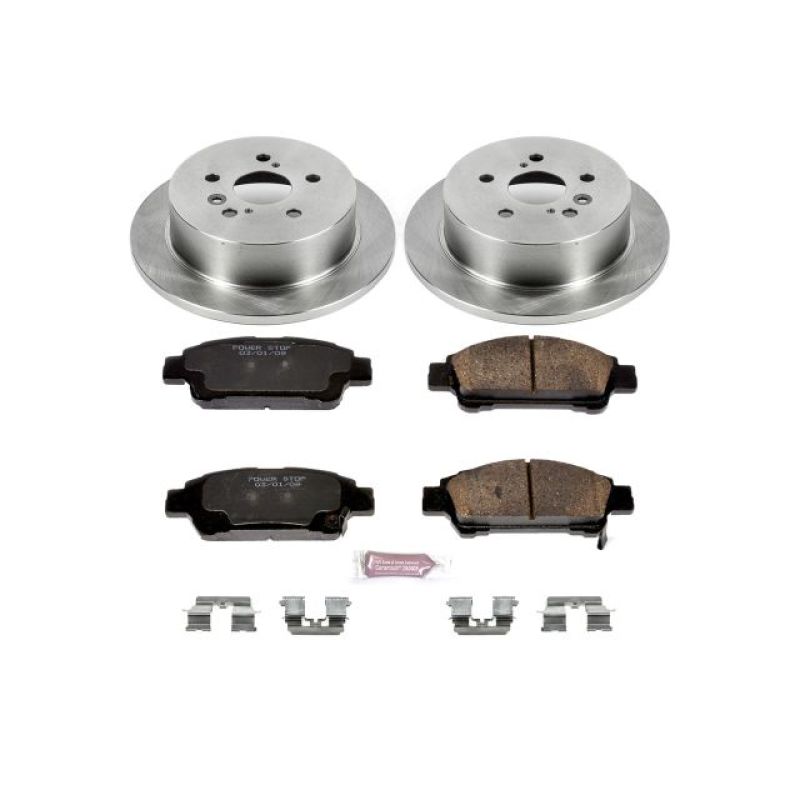 Power Stop 04-10 Toyota Sienna Rear Autospecialty Brake Kit-Brake Kits - OE-Grocery Getter Performance