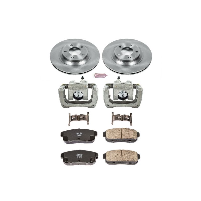 Power Stop 04-11 Mazda RX-8 Rear Autospecialty Brake Kit w/Calipers-Brake Kits - OE-Grocery Getter Performance