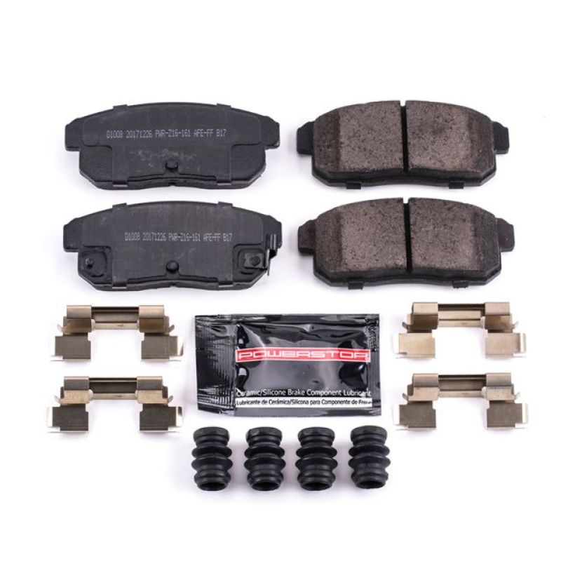 Power Stop 04-11 Mazda RX-8 Rear Z23 Evolution Sport Brake Pads w/Hardware-Brake Pads - Performance-Grocery Getter Performance