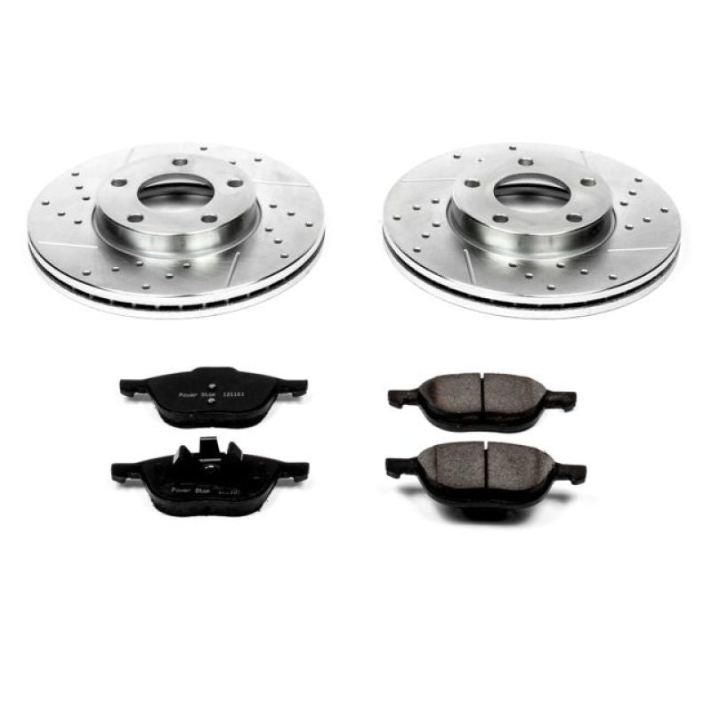 Power Stop 04-13 Mazda 3 Front Z23 Evolution Sport Brake Kit-Brake Kits - Performance D&S-Grocery Getter Performance