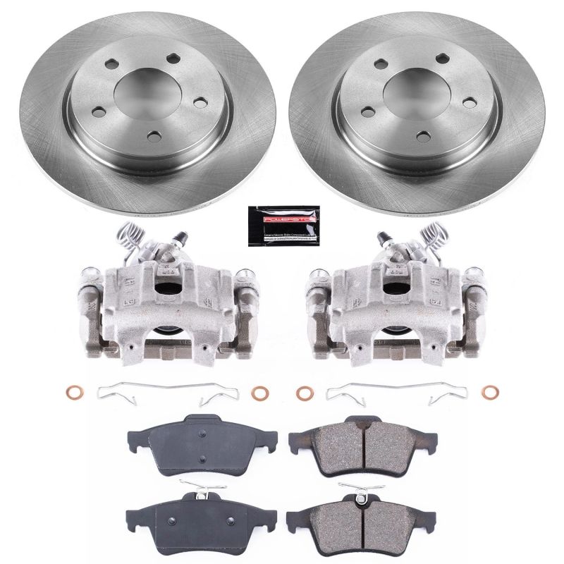 Power Stop 04-13 Mazda 3 Rear Autospecialty Brake Kit w/Calipers-Brake Kits - OE-Grocery Getter Performance