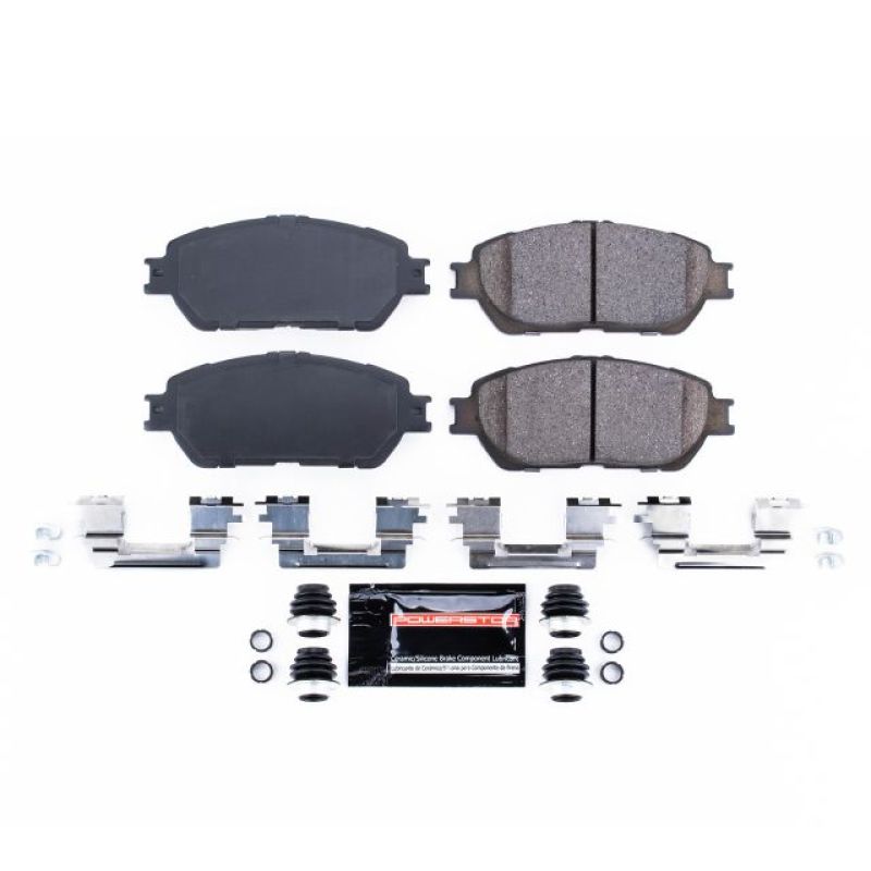 Power Stop 05-07 Toyota Avalon Front Z23 Evolution Sport Brake Pads w/Hardware-Brake Pads - Performance-Grocery Getter Performance