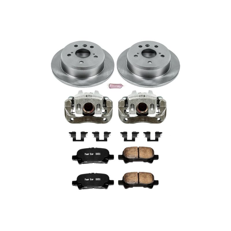 Power Stop 05-07 Toyota Avalon Rear Autospecialty Brake Kit w/Calipers-Brake Kits - OE-Grocery Getter Performance