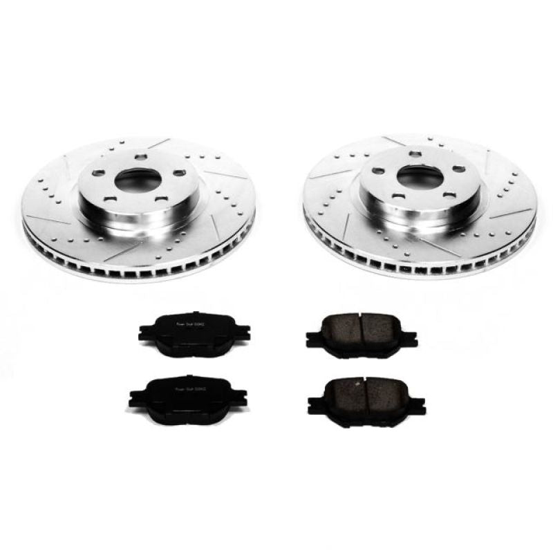 Power Stop 05-10 Scion tC Front Z23 Evolution Sport Brake Kit-Brake Kits - Performance D&S-Grocery Getter Performance