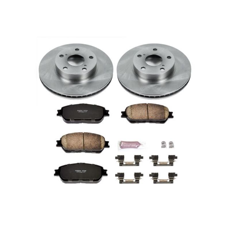 Power Stop 05-15 Toyota Tacoma Front Autospecialty Brake Kit-Brake Kits - OE-Grocery Getter Performance