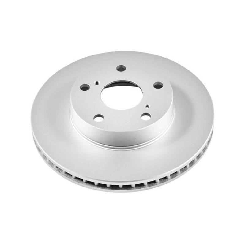Power Stop 05-15 Toyota Tacoma Front Evolution Geomet Coated Rotor-Brake Rotors - OE - Cryo-Grocery Getter Performance