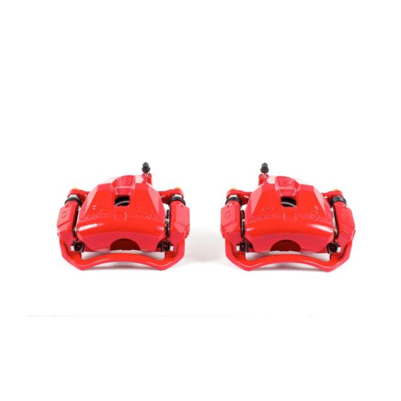 Power Stop 05-15 Toyota Tacoma Front Red Calipers w/Brackets - Pair-Brake Calipers - Perf-Grocery Getter Performance