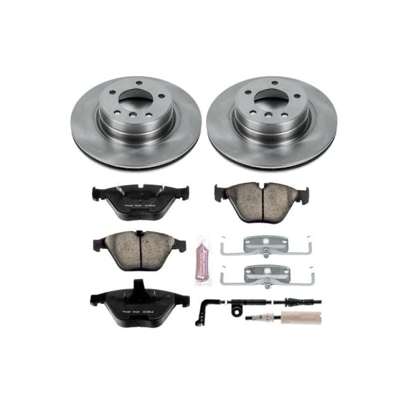 Power Stop 06-07 BMW 525i Front Autospecialty Brake Kit-Brake Kits - OE-Grocery Getter Performance