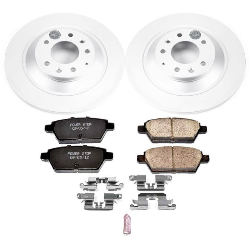 Power Stop 06-07 Mazda 6 Rear Z17 Evolution Geomet Coated Brake Kit-Brake Kits - Performance Blank-Grocery Getter Performance