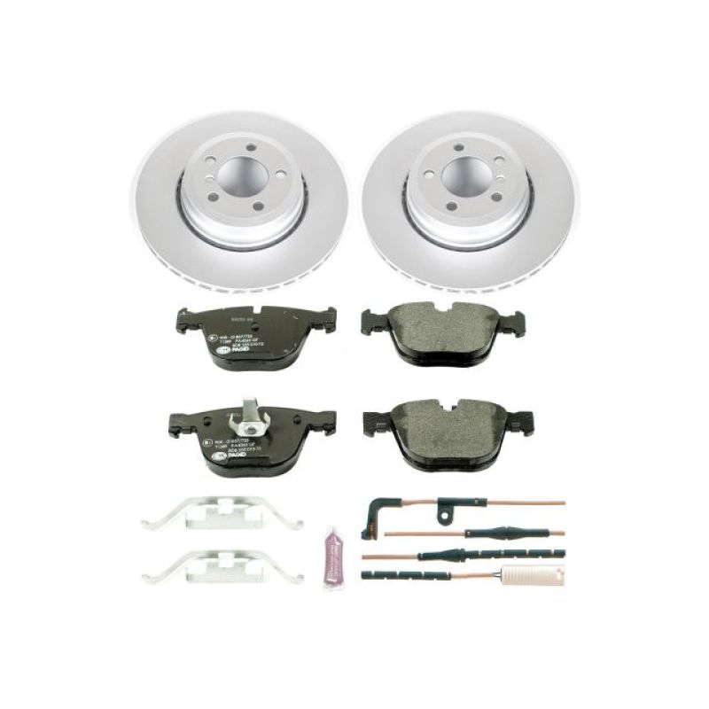 Power Stop 06-08 BMW 750i Rear Euro-Stop Brake Kit-Brake Kits - OE-Grocery Getter Performance