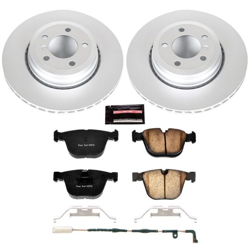 Power Stop 06-08 BMW 750i Rear Z23 Evolution Sport Coated Brake Kit-Brake Kits - Performance D&S-Grocery Getter Performance