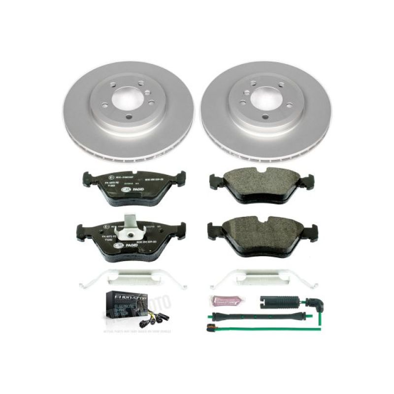Power Stop 06-08 BMW Z4 Front Euro-Stop Brake Kit-Brake Kits - OE-Grocery Getter Performance
