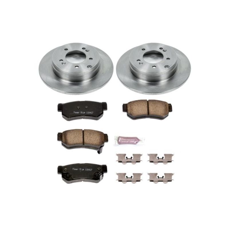Power Stop 06-08 Hyundai Sonata Rear Autospecialty Brake Kit-Brake Kits - OE-Grocery Getter Performance