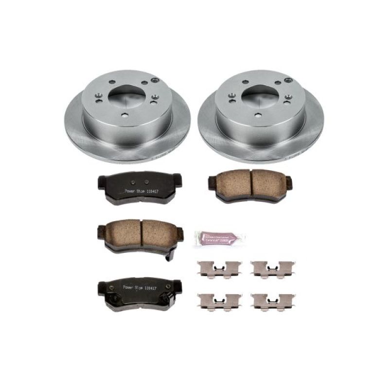 Power Stop 06-08 Hyundai Sonata Rear Autospecialty Brake Kit-Brake Kits - OE-Grocery Getter Performance