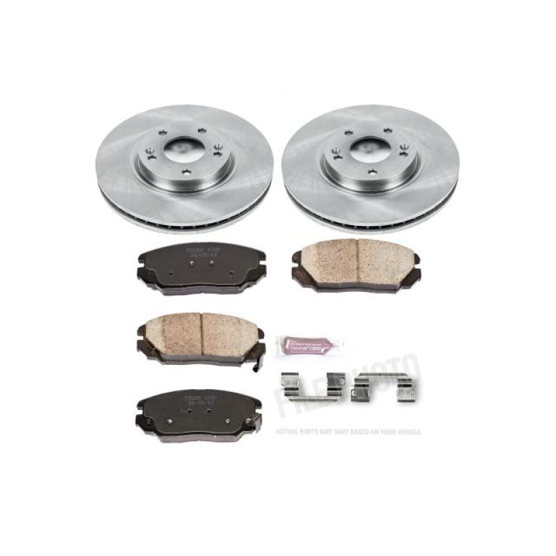 Power Stop 06-10 Hyundai Sonata Front Autospecialty Brake Kit-Brake Kits - OE-Grocery Getter Performance
