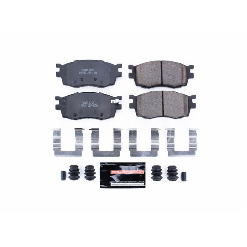 Power Stop 06-11 Hyundai Accent Front Z23 Evolution Sport Brake Pads w/Hardware-Brake Pads - Performance-Grocery Getter Performance