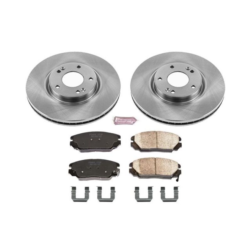 Power Stop 06-11 Hyundai Azera Front Autospecialty Brake Kit-Brake Kits - OE-Grocery Getter Performance