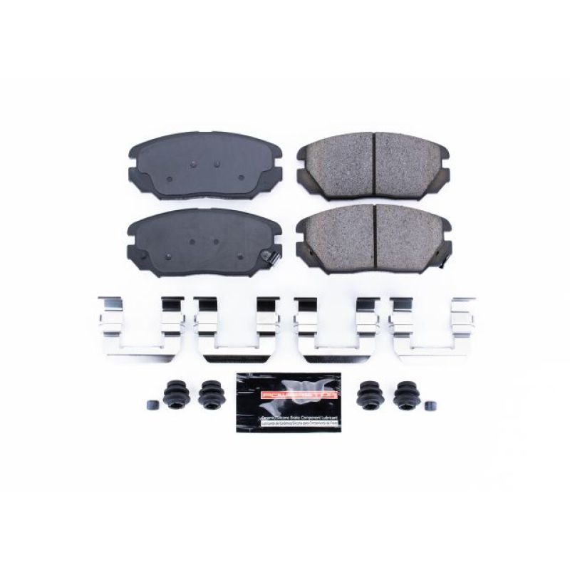 Power Stop 06-11 Hyundai Azera Front Z23 Evolution Sport Brake Pads w/Hardware-Brake Pads - Performance-Grocery Getter Performance