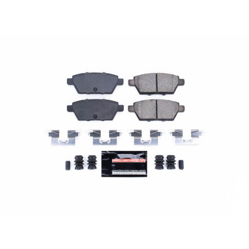Power Stop 06-12 Ford Fusion Rear Z23 Evolution Sport Brake Pads w/Hardware-Brake Pads - Performance-Grocery Getter Performance