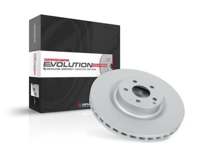 Power Stop 06-13 Audi A3 Front Evolution High Carbon Geomet Coated Rotor - Grocery Getter Performance