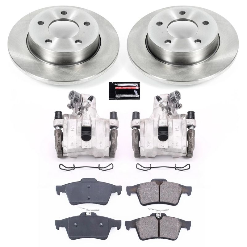 Power Stop 06-13 Mazda 3 Rear Autospecialty Brake Kit w/Calipers-Brake Kits - OE-Grocery Getter Performance