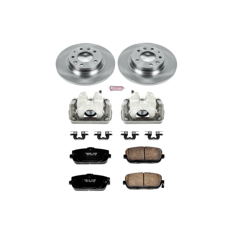 Power Stop 06-15 Mazda MX-5 Miata Rear Autospecialty Brake Kit w/Calipers-Brake Kits - OE-Grocery Getter Performance
