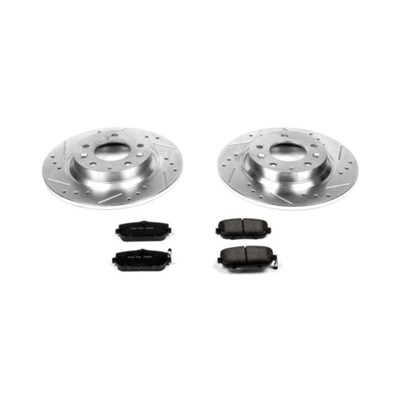 Power Stop 06-15 Mazda MX-5 Miata Rear Z23 Evolution Sport Brake Kit-Brake Kits - Performance D&S-Grocery Getter Performance